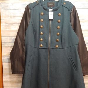 NWT Torrid Military style coat.  2X